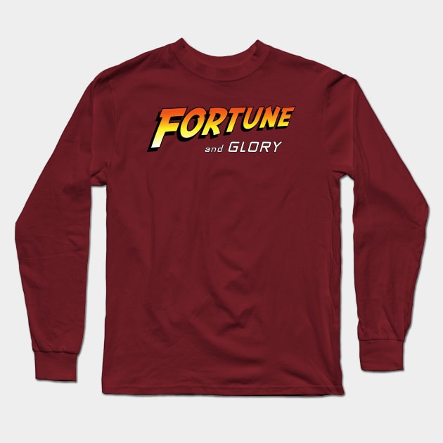 Fortune and glory, kid. Long Sleeve T-Shirt by Phil Tessier